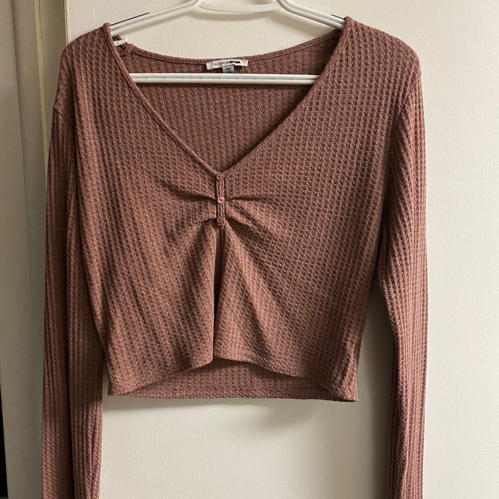 FASHION NOVA PINK LONG SLEEVE